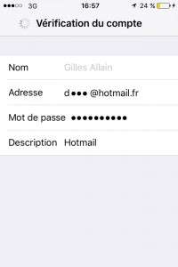 iPhone IOS 9 reglages mail ajouter un compte 4