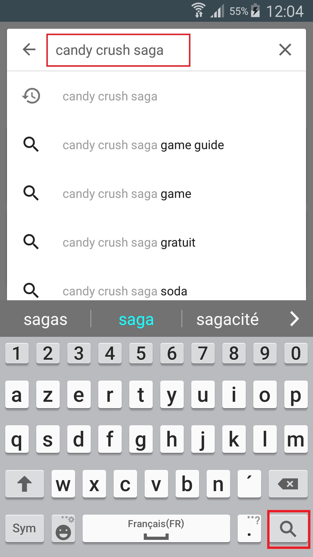 Applications Samsung android 4 playstore recherche 2