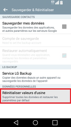 LG android 5.x reini 2