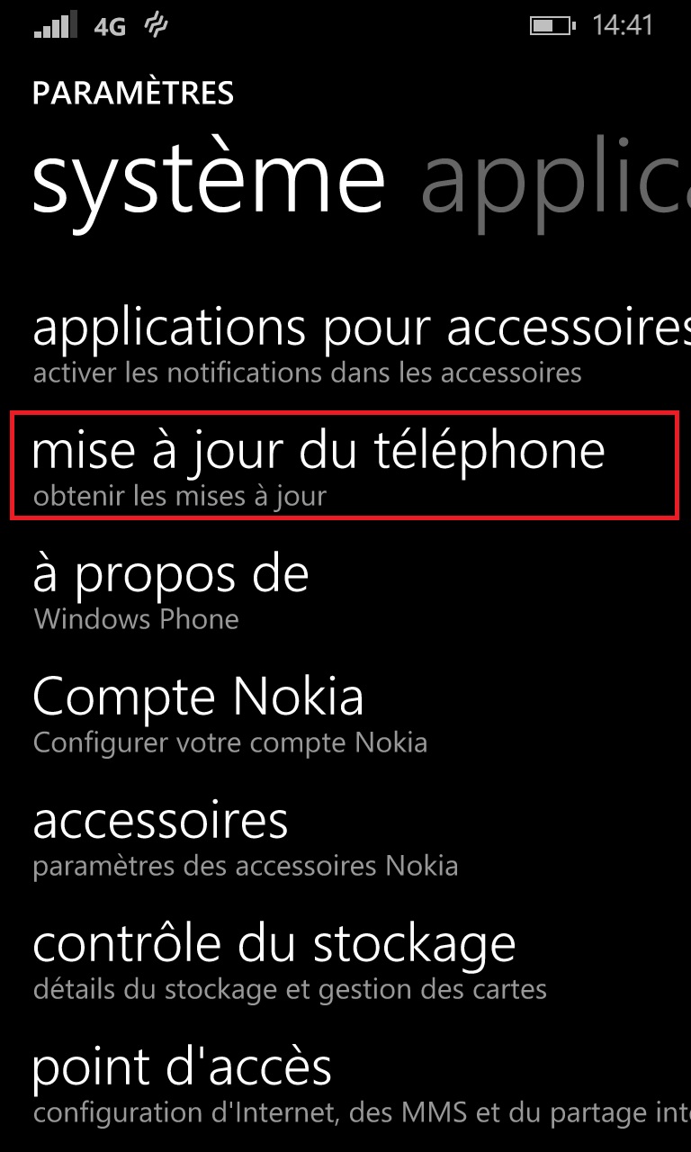 Sauvegarder restaurer mettre à jour son Lumia windows 8.1 mettre a jour