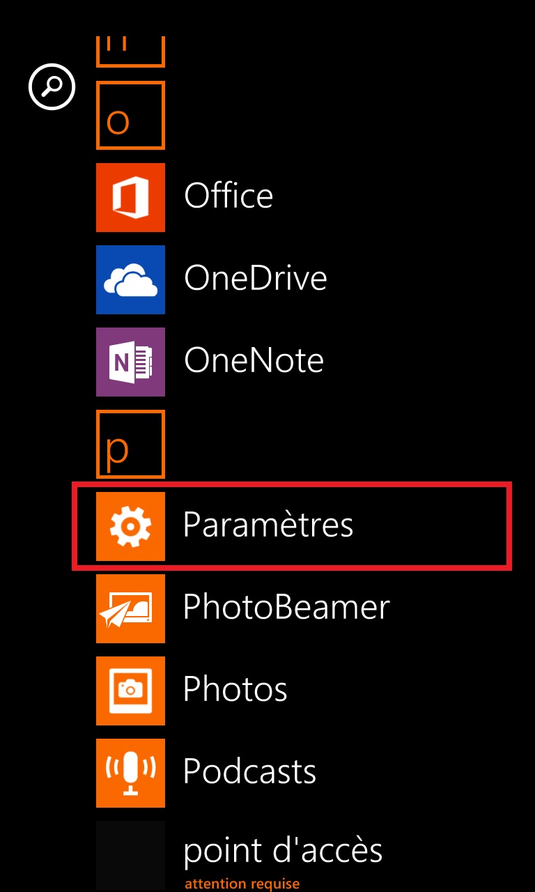 Sauvegarder restaurer mettre à jour son Lumia windows 8.1 parametre