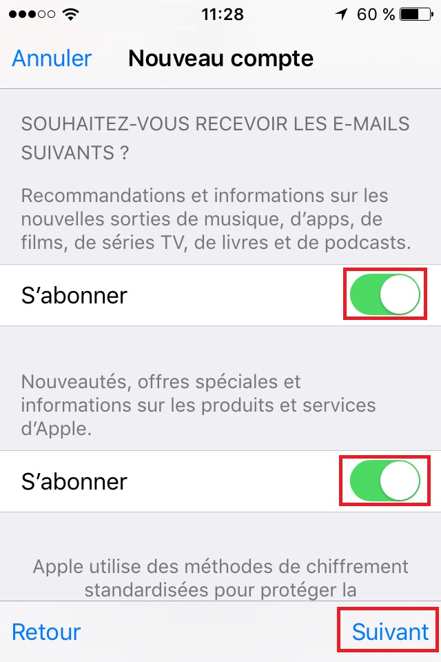 iphone ios9 app store compte creation 3
