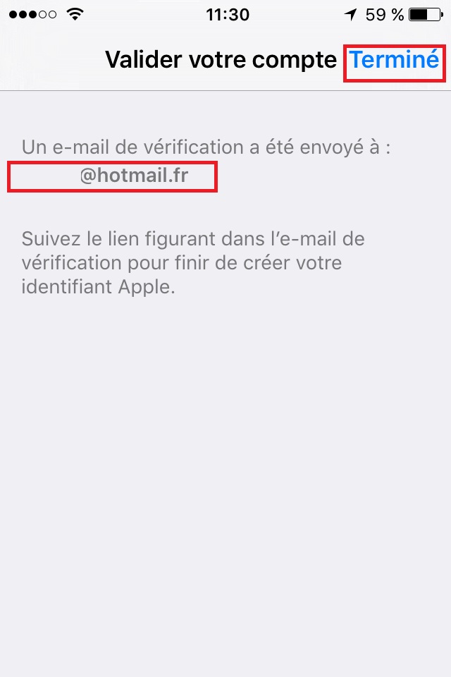 iphone ios9 app store compte fin