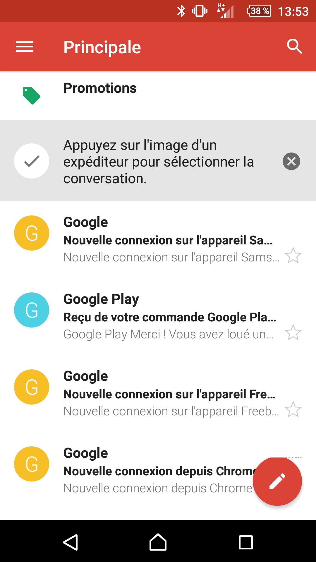 Créer un compte Google Sony compte gmail fini