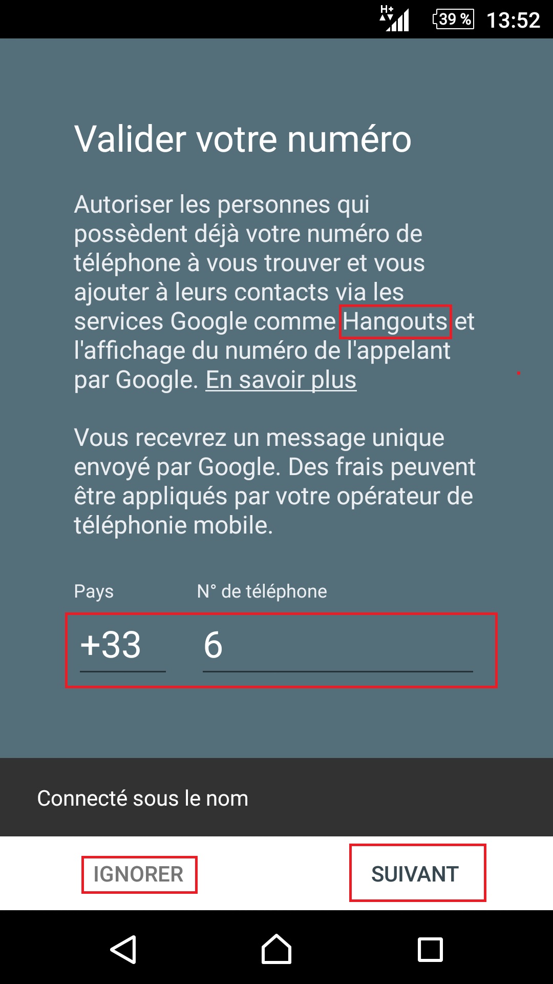 Créer un compte Google Sony compte gmail hangout