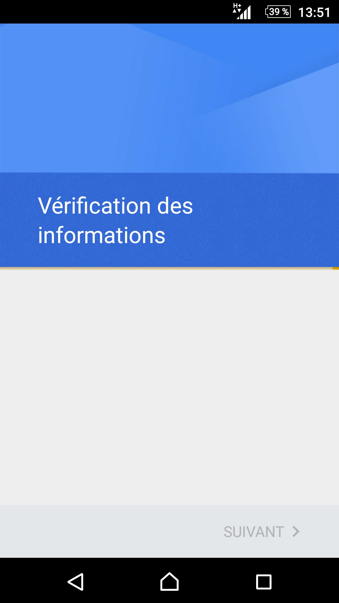 Créer un compte Google Sony comtpe google verification