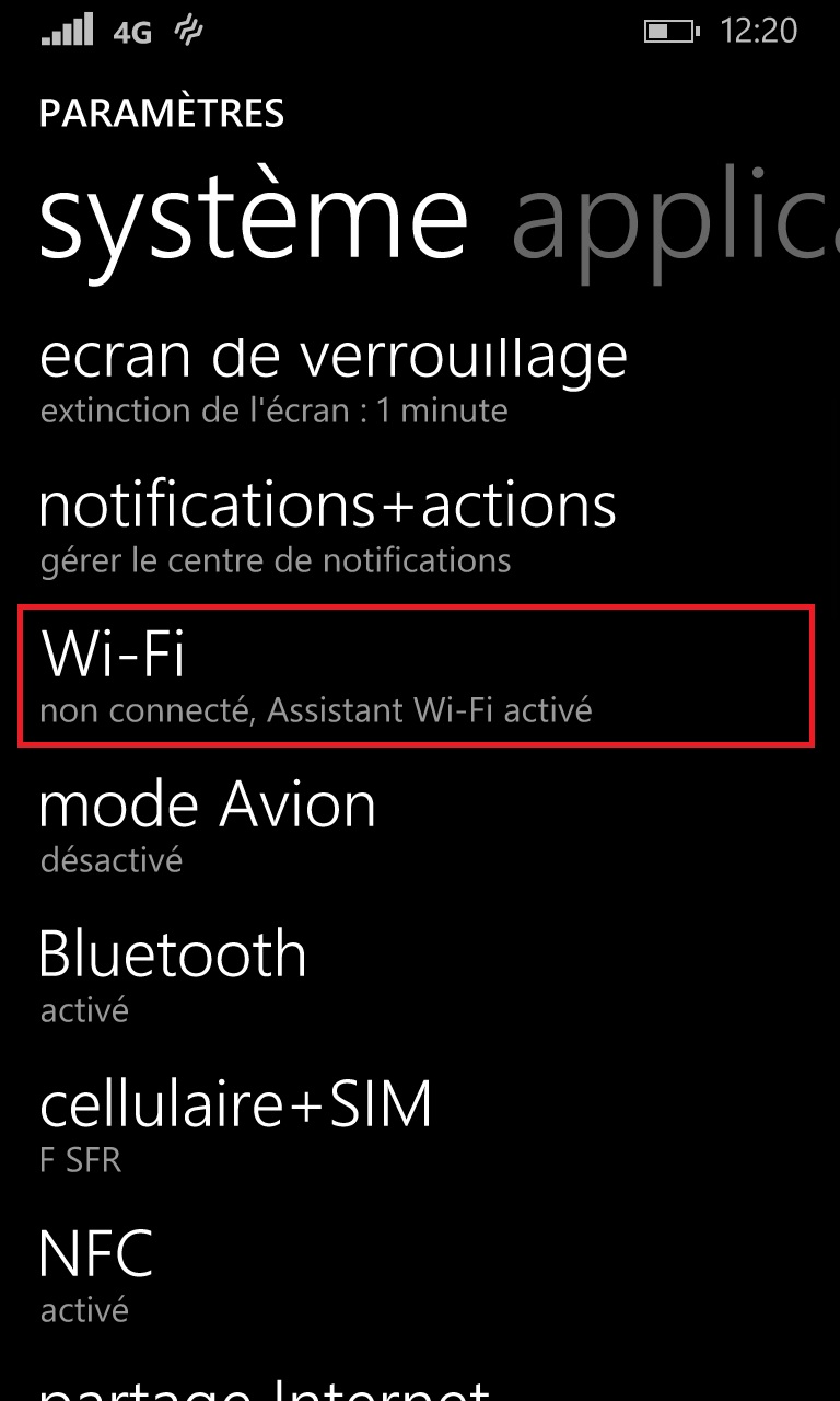 Internet Lumia windows 8.1 WIFI 2