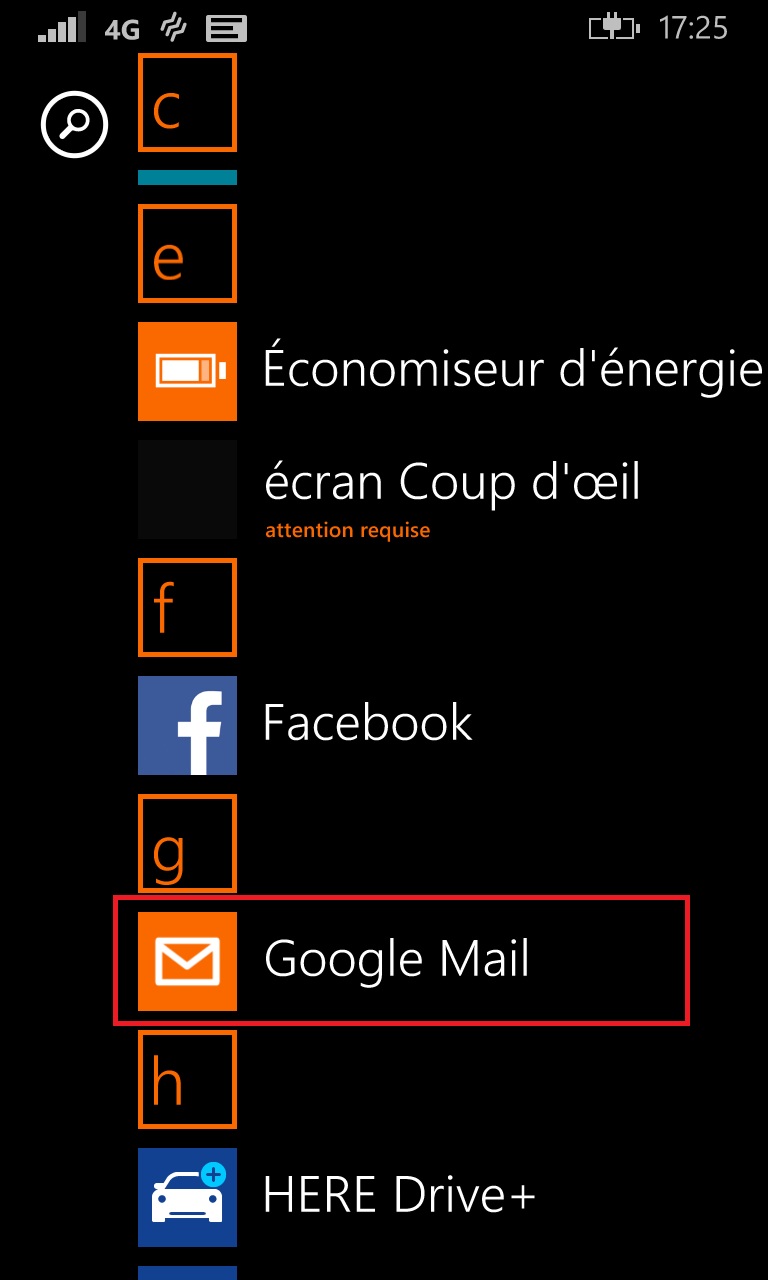 mail Lumia windows 8.1 email
