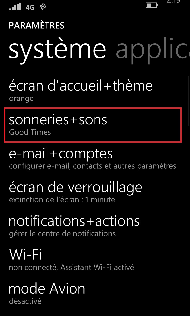 Lumia 10 sonnerie + son