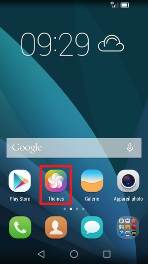 Personnaliser Huawei thème sonnerie fond d'écran