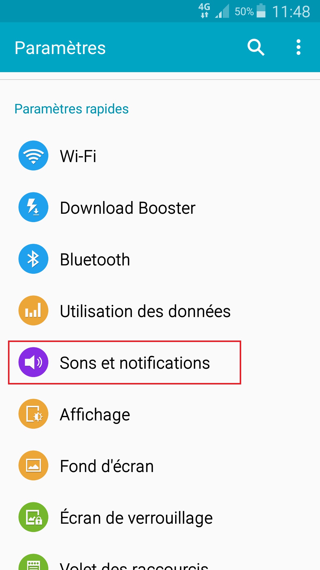 Personnaliser Samsung thème sonnerie fond d'écran sons et notif