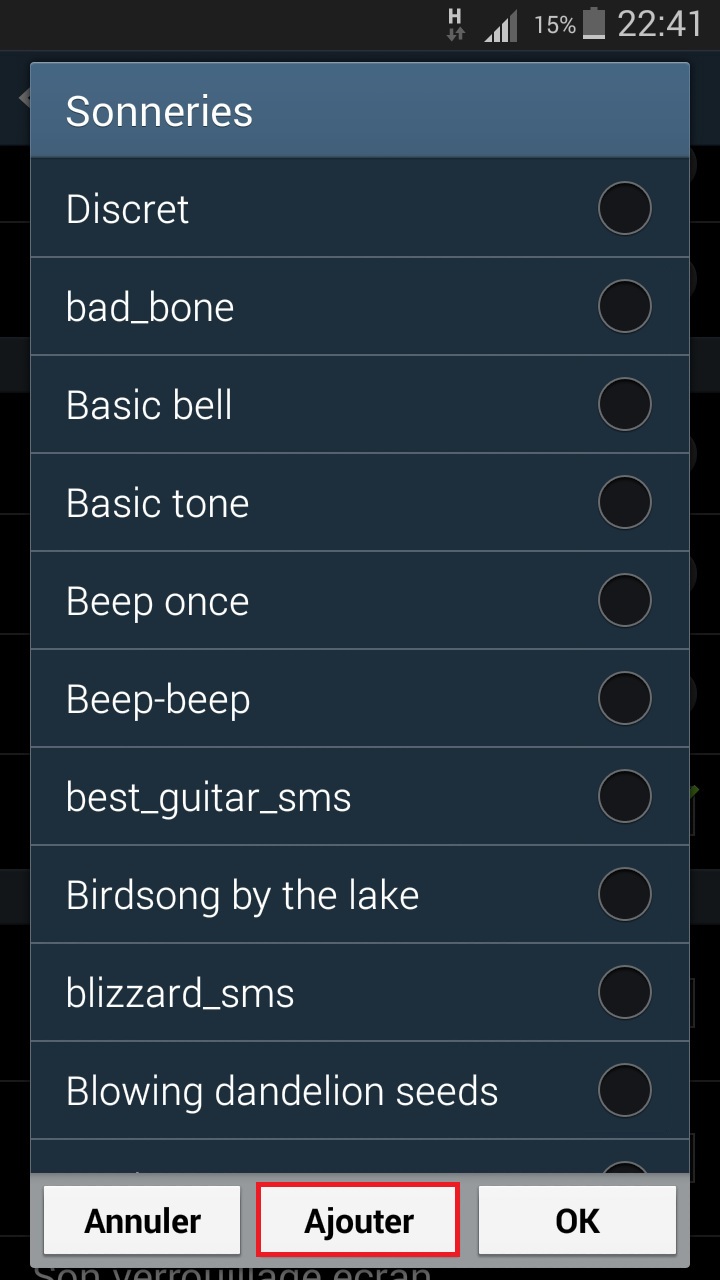 Samsung sonnerie 3