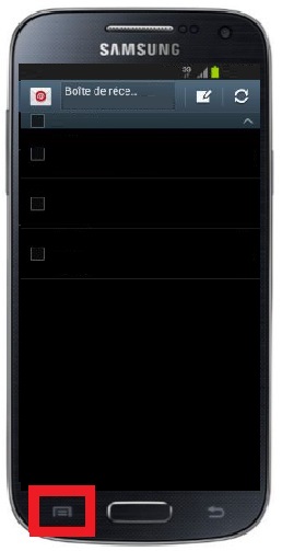 mail Samsung-touche-menu-mail