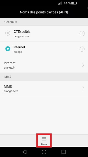MMS Huawei configuration MMS internet