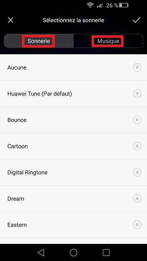 Personnaliser Huawei thème sonnerie fond d'écran
