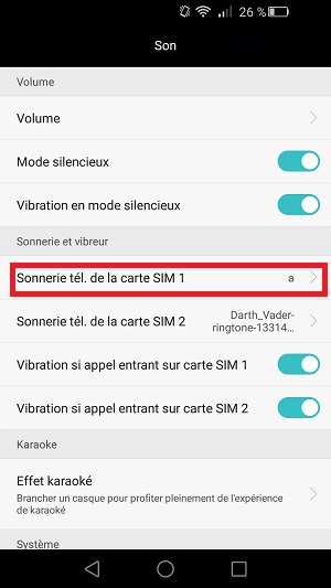 Personnaliser Huawei thème sonnerie fond d'écran