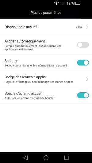 Personnaliser Huawei thème sonnerie fond d'écran widget