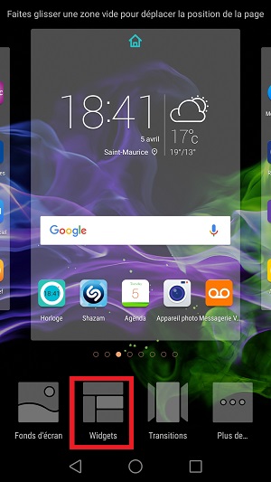 Personnaliser Huawei thème sonnerie fond d'écran widget