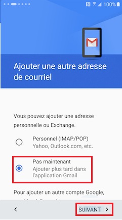 Activation Samsung (android 6.0) activation compte 15