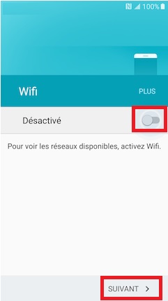 Activation Samsung (android 6.0) wifi 2