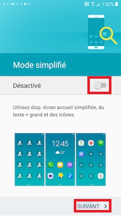 Activation Samsung (android 6.0) simplifier 19