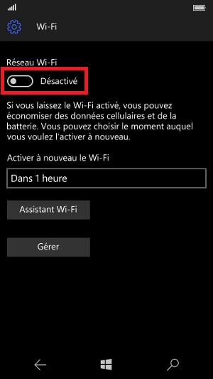 Internet Lumia Windows 10 Wi-Fi