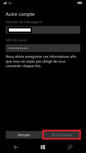 email Lumia windows 10 email messagerie