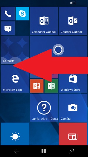 email Lumia windows 10 email messagerie