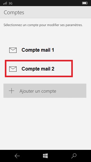 email Lumia windows 10 compte supprimer