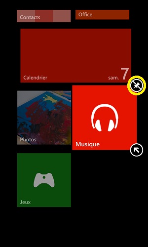 Personnalisation Lumia 8.1 épingler