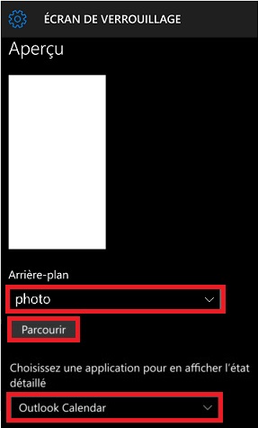 Personnalisation Lumia windows 10 fond ecran