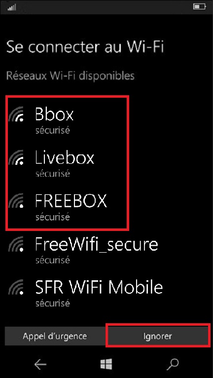 Activation Microsoft Lumia Windows 10 wifi 7