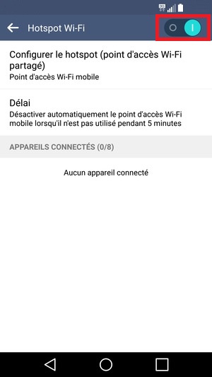 LG android 5.1 partage de connexion 6