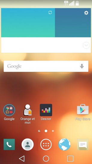 LG android 5.x accueil