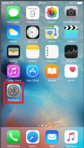 internet iPhone 6 6S plus SE reglages