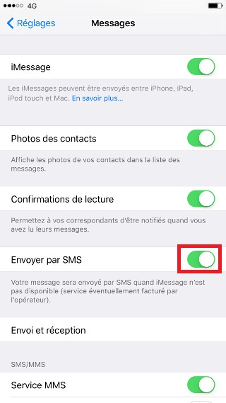 SMS iMessages iPhone 6 6S plus SE