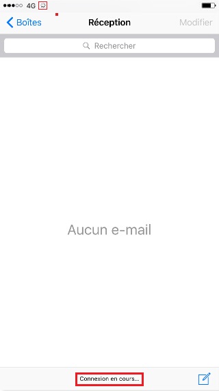 mail iPhone 7 mail fini