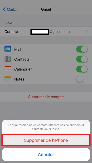 iphone 6 mail supprimer 3