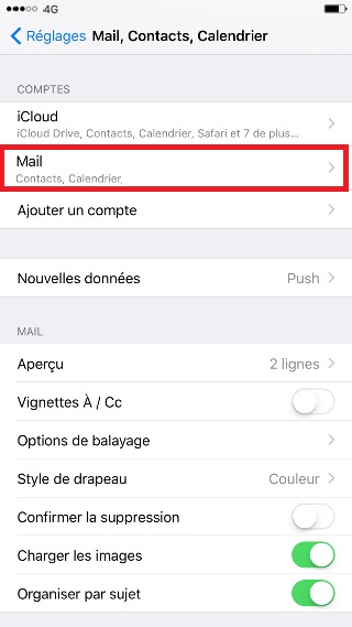 iphone 6 mail supprimer