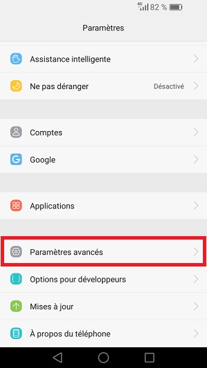 SMS Huawei android 6 date heure