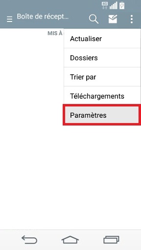 LG-android-4.4 email parametre