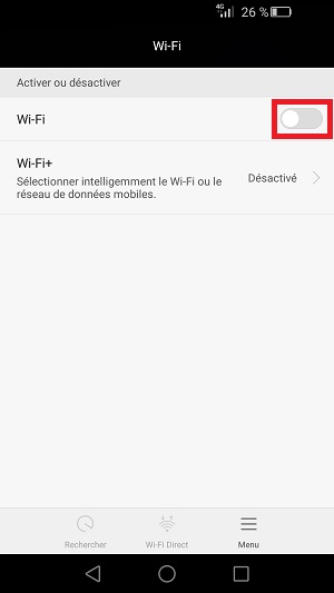 internet Huawei android 6 Wi-Fi