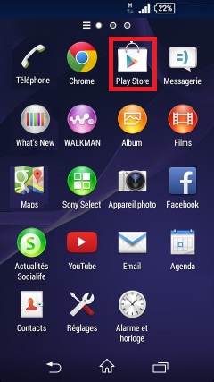 Application Sony android 4.4 playstore