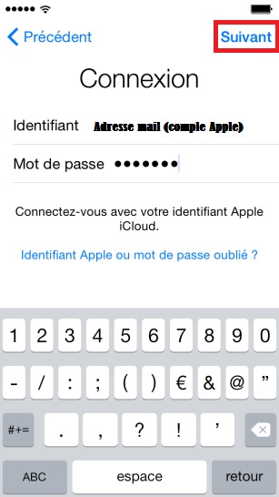 iphone 6 icloud restauration