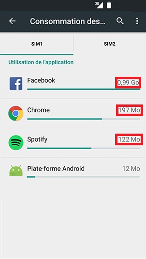 internet Wiko 6.0-consommation-application