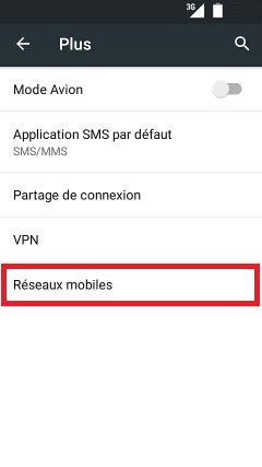 MMS Wiko android 6.0 réseau mobiles