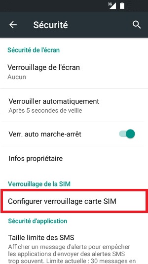 wiko android 6.0 contact code pin ecran verrouillage