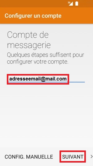 mail wiko android 5.1 compte messagerie