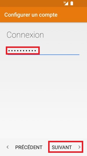 mail wiko android 6.0 mot de passe