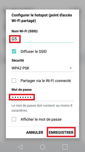 internet LG G5-partage-de-connexion-mdp